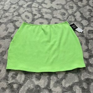 NWT Salt & Cove Women’s Medium Lime Green Swim Skirt Coverup Beach Pool M